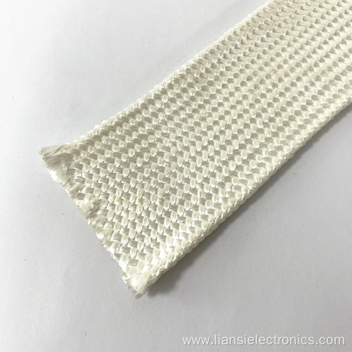 Smooth high temperature resistance silica braided sleeve